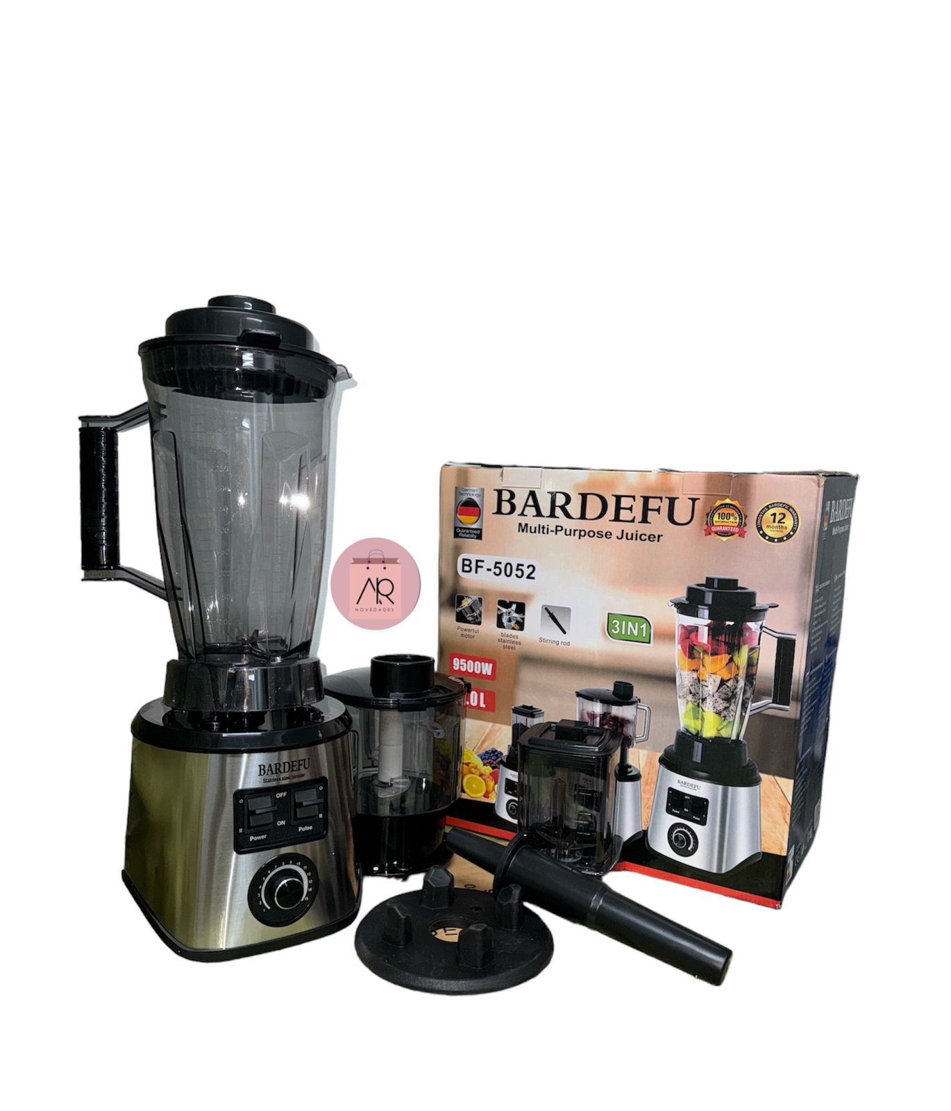Licuadora Bf-5052 3l 3 Acc 6 En 1